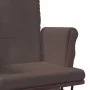 Stillstuhl mit braunem Stoffhocker von vidaXL, Schaukelstühle - Ref: Foro24-351664, Preis: 245,99 €, Rabatt: %