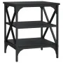 Mesas auxiliares 2 uds madera contrachapada negro 40x42x50 cm de vidaXL, Mesas auxiliares - Ref: Foro24-825773, Precio: 52,14...