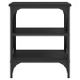 2 black plywood side tables 40x42x50 cm by vidaXL, Side tables - Ref: Foro24-825773, Price: 52,62 €, Discount: %