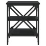 2 black plywood side tables 40x42x50 cm by vidaXL, Side tables - Ref: Foro24-825773, Price: 52,62 €, Discount: %