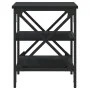 Mesas auxiliares 2 uds madera contrachapada negro 40x42x50 cm de vidaXL, Mesas auxiliares - Ref: Foro24-825773, Precio: 52,14...