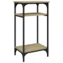 Mesa auxiliar madera contrachapada roble Sonoma 40x30x75 cm de vidaXL, Mesas auxiliares - Ref: Foro24-825798, Precio: 39,47 €...