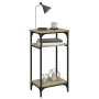 Mesa auxiliar madera contrachapada roble Sonoma 40x30x75 cm de vidaXL, Mesas auxiliares - Ref: Foro24-825798, Precio: 39,47 €...