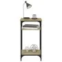 Mesa auxiliar madera contrachapada roble Sonoma 40x30x75 cm de vidaXL, Mesas auxiliares - Ref: Foro24-825798, Precio: 39,47 €...