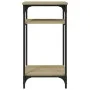 Mesa auxiliar madera contrachapada roble Sonoma 40x30x75 cm de vidaXL, Mesas auxiliares - Ref: Foro24-825798, Precio: 39,47 €...