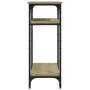 Mesa auxiliar madera contrachapada roble Sonoma 40x30x75 cm de vidaXL, Mesas auxiliares - Ref: Foro24-825798, Precio: 39,47 €...