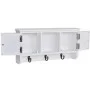 Wall-mounted cabinet for keys and jewelry with doors and hooks by vidaXL, Lockers and storage cabinets - Ref: Foro24-241850, ...