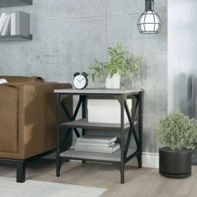 Mesa auxiliar madera contrachapada gris Sonoma 40x42x50 cm de vidaXL, Mesas auxiliares - Ref: Foro24-825778, Precio: 42,48 €,...