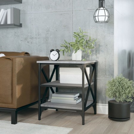 Side table made of gray Sonoma plywood 40x42x50 cm by vidaXL, Side tables - Ref: Foro24-825778, Price: 43,03 €, Discount: %