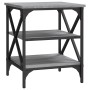Side table made of gray Sonoma plywood 40x42x50 cm by vidaXL, Side tables - Ref: Foro24-825778, Price: 43,03 €, Discount: %