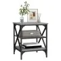 Mesa auxiliar madera contrachapada gris Sonoma 40x42x50 cm de vidaXL, Mesas auxiliares - Ref: Foro24-825778, Precio: 42,48 €,...
