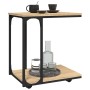 Beistelltisch mit Rädern aus Sonoma-Eichenholz 50x35x55,5 cm von vidaXL, Seitentische - Ref: Foro24-825808, Preis: 50,94 €, R...