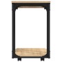 Beistelltisch mit Rädern aus Sonoma-Eichenholz 50x35x55,5 cm von vidaXL, Seitentische - Ref: Foro24-825808, Preis: 50,94 €, R...