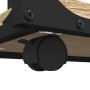 Side table with Sonoma oak wood wheels 50x35x55.5 cm by vidaXL, Side tables - Ref: Foro24-825808, Price: 50,94 €, Discount: %