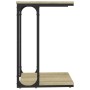 Mesa auxiliar madera contrachapada roble Sonoma 40x30x60 cm de vidaXL, Mesas auxiliares - Ref: Foro24-825818, Precio: 30,83 €...