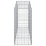 Gabionenkörbe, 3 Stück, Bogenform, Eisen, 200 x 50 x 100/120 cm von vidaXL, Töpfe und Pflanzgefäße - Ref: Foro24-3145641, Pre...
