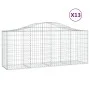 Gabion baskets 13 pcs arch shape iron 200x50x80/100 cm by vidaXL, Pots and planters - Ref: Foro24-3145630, Price: 1,00 €, Dis...