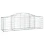 Gabion baskets 13 units arch shape iron 200x50x60/80 cm by vidaXL, Pots and planters - Ref: Foro24-3145609, Price: 875,68 €, ...
