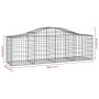 Gabionenkörbe 13 Stück Bogenform Eisen 200x50x60/80 cm von vidaXL, Töpfe und Pflanzgefäße - Ref: Foro24-3145609, Preis: 886,7...