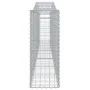 Gabion baskets 15 units, arched shape, iron, 400x30x80/100 cm by vidaXL, Pots and planters - Ref: Foro24-3145822, Price: 1,00...
