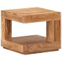 Mesa de centro de madera maciza de acacia 45x45x40 cm