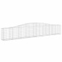 Gabionenkörbe 4 Stück Bogenform Eisen 400x30x60/80 cm von vidaXL, Töpfe und Pflanzgefäße - Ref: Foro24-3145802, Preis: 466,31...
