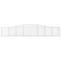 Gabion baskets 4 pcs arch shape iron 400x30x60/80 cm by vidaXL, Pots and planters - Ref: Foro24-3145802, Price: 466,96 €, Dis...