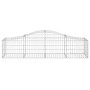 Gabionenkörbe 9 Stk. Bogenform Eisen 200x50x40/60 cm von vidaXL, Töpfe und Pflanzgefäße - Ref: Foro24-3145584, Preis: 549,55 ...