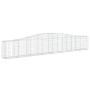Gabionenkörbe 3 Stück Bogenform Eisen 400x30x60/80 cm von vidaXL, Töpfe und Pflanzgefäße - Ref: Foro24-3145801, Preis: 323,66...