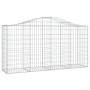 Gabionenkörbe, 8 Stück, Bogenform, Eisen, 200 x 50 x 100/120 cm von vidaXL, Töpfe und Pflanzgefäße - Ref: Foro24-3145646, Pre...