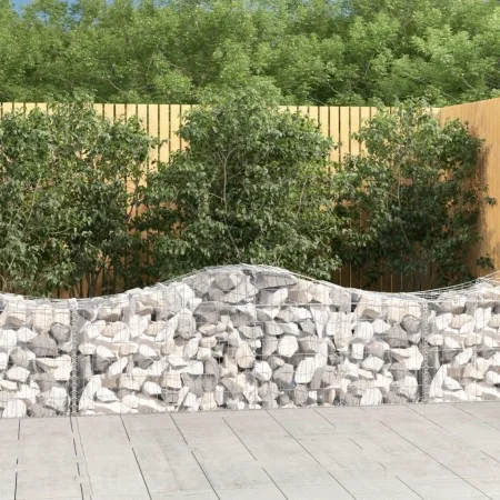 Gabionenkörbe 30 Stück Bogenform Eisen 200x50x60/80 cm von vidaXL, Töpfe und Pflanzgefäße - Ref: Foro24-3145615, Preis: 2,00 ...