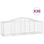Gabionenkörbe 30 Stück Bogenform Eisen 200x50x60/80 cm von vidaXL, Töpfe und Pflanzgefäße - Ref: Foro24-3145615, Preis: 2,00 ...