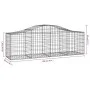 Gabionenkörbe 30 Stück Bogenform Eisen 200x50x60/80 cm von vidaXL, Töpfe und Pflanzgefäße - Ref: Foro24-3145615, Preis: 2,00 ...