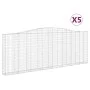 5 units of arched iron gabion baskets 400x30x140/160 cm by vidaXL, Pots and planters - Ref: Foro24-3145855, Price: 988,84 €, ...