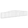Gabion baskets 9 pcs arch shape iron 400x30x60/80 cm by vidaXL, Pots and planters - Ref: Foro24-3145807, Price: 969,23 €, Dis...