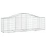 Gabionenkörbe 4 Stk. Bogenform Eisen 200x50x60/80 cm von vidaXL, Töpfe und Pflanzgefäße - Ref: Foro24-3145600, Preis: 267,79 ...