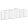 Gabionenkörbe 5 Stück Bogenform Eisen 400x30x100/120 cm von vidaXL, Töpfe und Pflanzgefäße - Ref: Foro24-3145829, Preis: 770,...