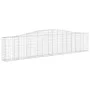 Gabion baskets 7 pcs arch shape iron 400x30x80/100 cm by vidaXL, Pots and planters - Ref: Foro24-3145818, Price: 905,44 €, Di...