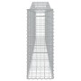 Gabion baskets 7 pcs arch shape iron 400x30x80/100 cm by vidaXL, Pots and planters - Ref: Foro24-3145818, Price: 917,53 €, Di...