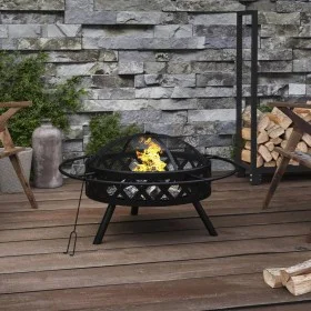 XXL-Stahlkohlenbecken mit Schürhaken 70 cm von vidaXL, Kamine - Ref: Foro24-360058, Preis: 134,76 €, Rabatt: %