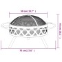 Brasero con atizador acero XXL 70 cm de vidaXL, Chimeneas - Ref: Foro24-360058, Precio: 125,20 €, Descuento: %