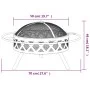XXL steel brazier with poker 70 cm by vidaXL, Chimneys - Ref: Foro24-360058, Price: 122,89 €, Discount: %