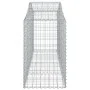 Gabion baskets 7 pcs arch shape iron 200x50x80/100 cm by vidaXL, Pots and planters - Ref: Foro24-3145624, Price: 568,34 €, Di...