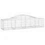 Cestas de gaviones 2 uds forma de arco hierro 200x50x40/60 cm de vidaXL, Maceteros y jardineras - Ref: Foro24-3145577, Precio...