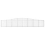 Gabion baskets 7 pcs arch shape iron 400x30x60/80 cm by vidaXL, Pots and planters - Ref: Foro24-3145805, Price: 792,38 €, Dis...