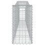 Gabion baskets 7 pcs arch shape iron 400x30x60/80 cm by vidaXL, Pots and planters - Ref: Foro24-3145805, Price: 792,38 €, Dis...