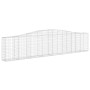 Gabionenkörbe 5 Stück Bogenform Eisen 400x30x80/100 cm von vidaXL, Töpfe und Pflanzgefäße - Ref: Foro24-3145816, Preis: 649,3...