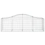 Gabionenkörbe 12 Stück Bogenform Eisen 200x50x60/80 cm von vidaXL, Töpfe und Pflanzgefäße - Ref: Foro24-3145608, Preis: 816,2...