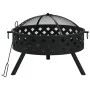 Brasero con atizador acero XXL 58 cm de vidaXL, Chimeneas - Ref: Foro24-360062, Precio: 118,68 €, Descuento: %
