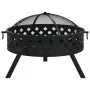 Brasero con atizador acero XXL 58 cm de vidaXL, Chimeneas - Ref: Foro24-360062, Precio: 118,68 €, Descuento: %